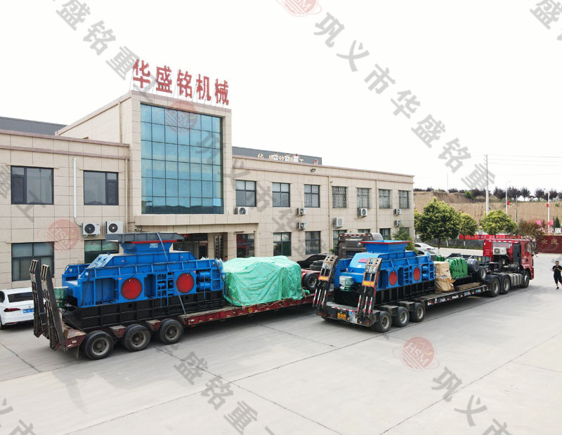 水泥廢料用什么破碎好？就用液壓對(duì)輥制砂機(jī)