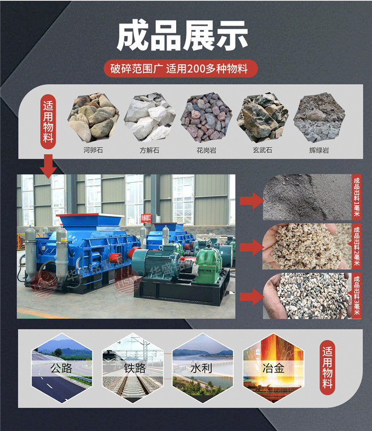 對(duì)輥制砂機(jī) 鉀長石制砂機(jī)